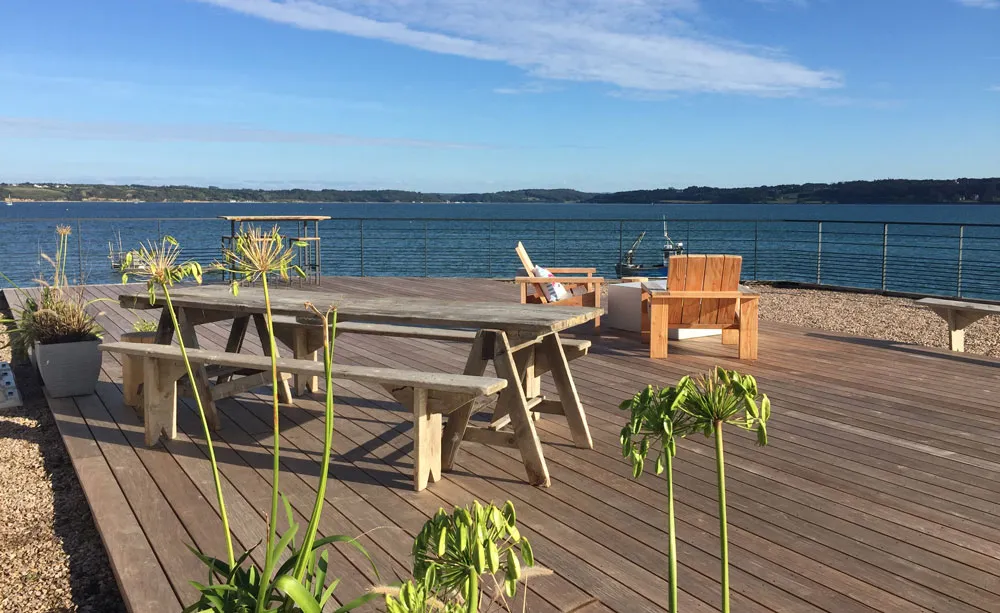 La terrasse du chantier